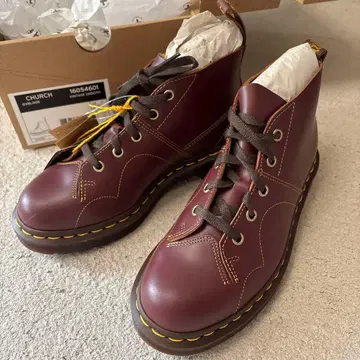 미사용 새상품 Dr. Martens Church Oxblood 워크 부츠