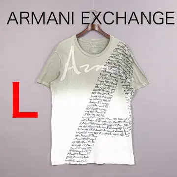 H6590 아르마니 익스체인지 그래픽 올 패턴 티셔츠 Y2K