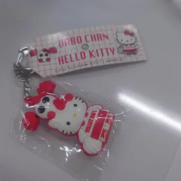 지역 한정 키티 키링 바보짱 x 헬로키티 초레어