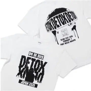 ONE OK ROCK DETOKS XIII 티셔츠 2026