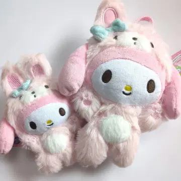 반자이 시리즈 마이멜로디 봉제 인형 넥 파우치 마스코트 시마무라