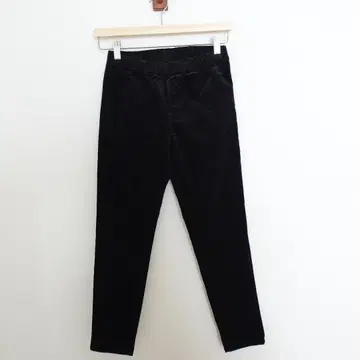 프레임워크 콜 스키니 팬츠 블랙 코듀로이 허리밴딩 스트레치