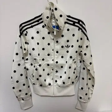 아디다스 도트 무늬 새틴 도트 TT 트랙탑 L