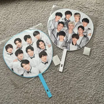 SnowMan 부채 2개 세트