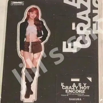 LE SSERAFIM 사쿠라 도쿄돔 아크릴 스탠드