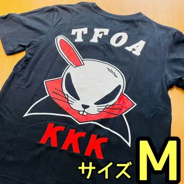 [레어] 크로우즈&WORST 무장전선 TFOA KKK T셔츠 토끼 블랙