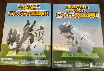 냥코 대전쟁 냥코 군단 출진 피규어 2종