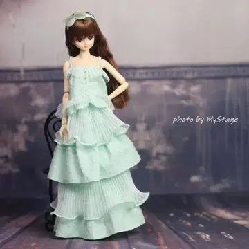 msdr-25-5229 연두색 상의와 4단 스커트 (momoko 제니용)