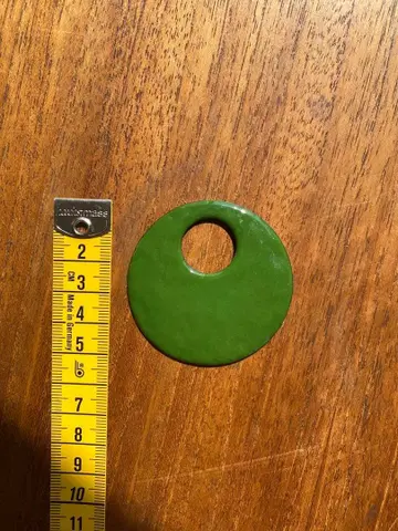 칠보 세공 펜던트 탑 그린 핸드메이드 일점물 액세서리