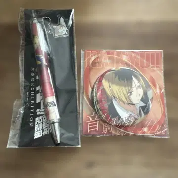 하이큐 코즈메 켄마 참 포함 볼펜 & 캔뱃지