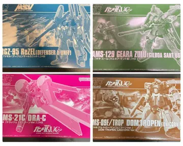HG 건담 프라모델 4종 세트 유니콘