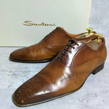 [ 산토니 ] 11542 윙팁 풀브로그 이탈리아제 박스 수납 가방 포함