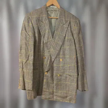 칼 헬무트 빈티지 린넨 자켓 더블 골드 버튼