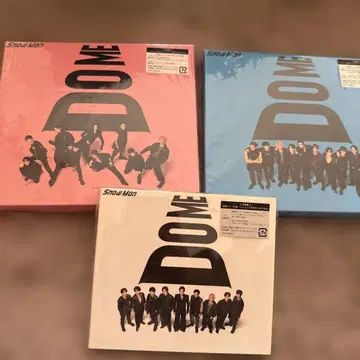 Snow Man IDOME 앨범 초회반 세트