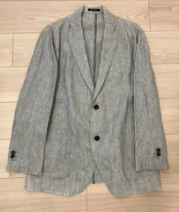 헨리코튼 린넨 100% 테일러드 자켓 그레이 50