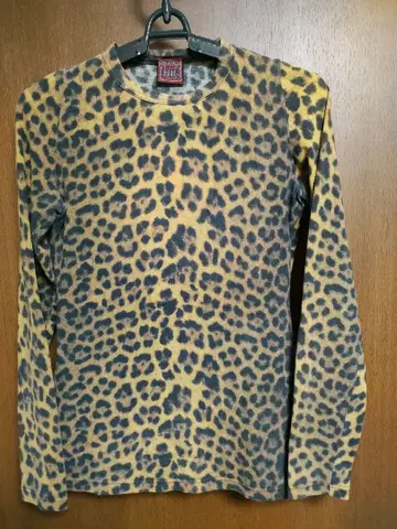 고티에 청바지 표범 무늬 티셔츠 레오파드 T셔츠 장 폴 고티에