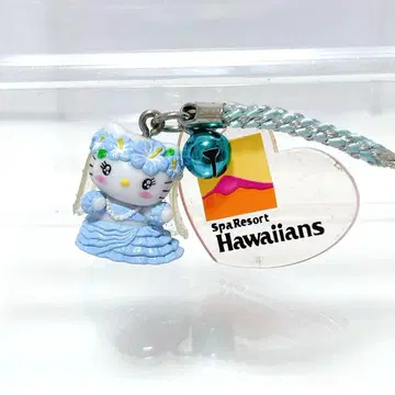 레어 지역 한정 키티 하와이안즈 스카이블루 웨딩 스트랩 헤이세이 레트로