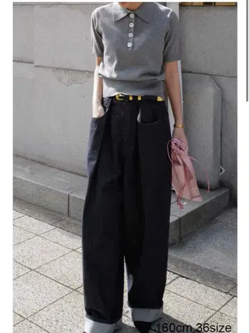 미사용 새상품 machatt 원워시 데님 36사이즈