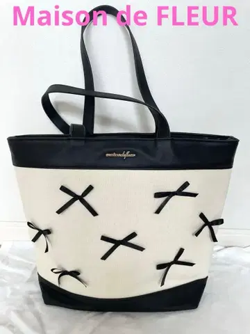 Maison de FLEUR 메종 드 플뢰르 리본리본리본 토트백