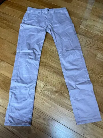 UNIQLO 슬림핏 치노 핑크