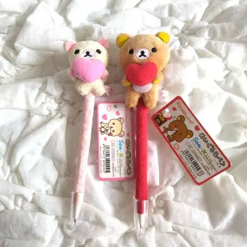 2008년 하트 리락쿠마 코리락쿠마 봉제 인형 펜 세트