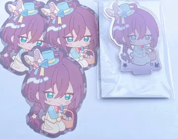 앙스타 아야세 마요이 애니카페 아크릴 스탠드 반짝이 스티커