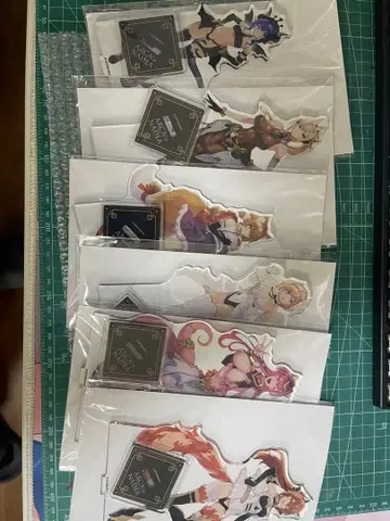 아르카나디아 아크릴 스탠드 6종 세트 미개봉