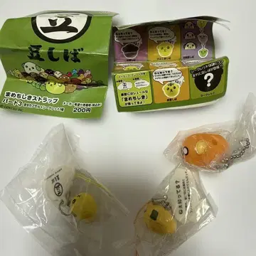 초레어 콩시바 마메치시키 스트랩 2종 + 콩시바 방울 마스코트 1종