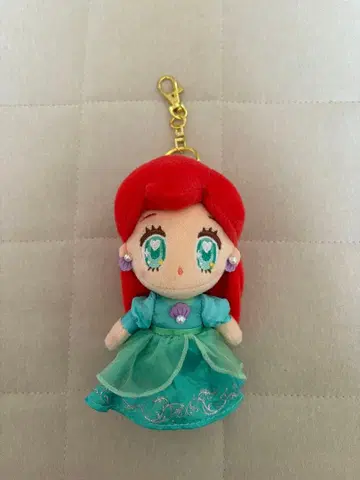 디즈니 스토어 tiny 봉제 인형 키링 아리엘