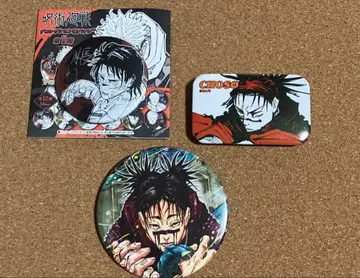주술회전 점프샵 쵸소우 데이 컬렉션 캔뱃지 등 3세트입니다