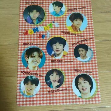 jr 시절 굿즈 파일 아라시 오노 사토시 타키자와 히데아키 오하라 유키