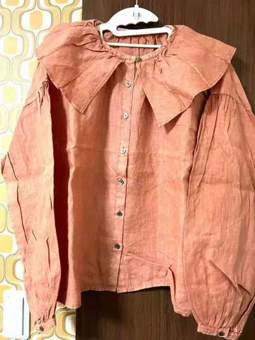 새상품 TSUHARU Samansa Mos2 린넨 100% 블라우스