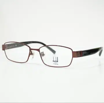 새상품 dunhill 티타늄 안경 와인 브라운 남성용 렌즈 교환 가능