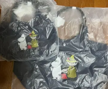 MOOMIN 자수 토트백 발수 에코백 무민 스너프킨 미이