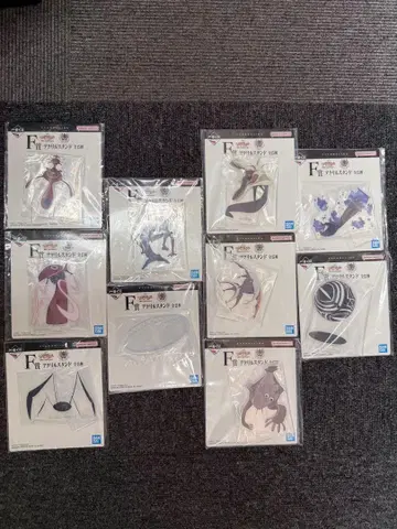 에반게리온 제일복권 아크릴 스탠드 F상 10종 세트