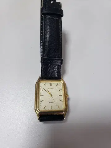 SEIKO SPIRIK 손목시계 골드/블랙