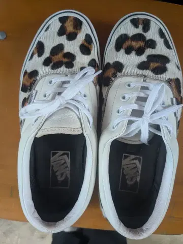 VANS 송치 레오파드 스니커즈 7.5
