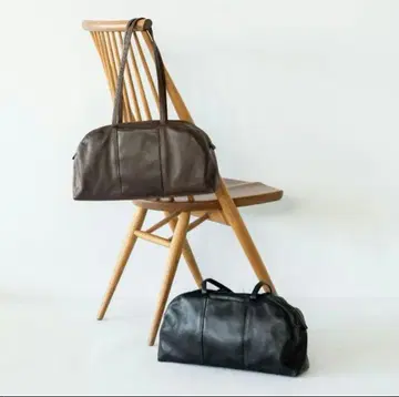 [힘낼 때도 나답게] 이치다 노리코 씨와 만든 라운드 가죽 백 브라운