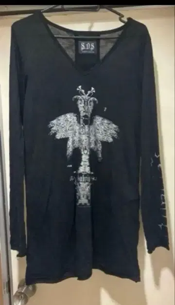 hyde 착용 계열 백 크로스 티셔츠 ifsixwasnine 라르크