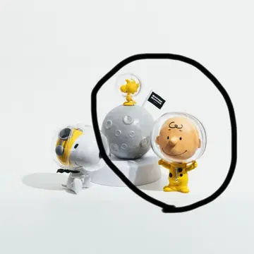 스누피 뮤지엄 한정판 캡슐 피규어 2개 세트