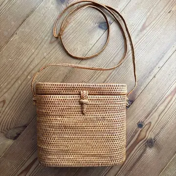 라탄 바스켓백 숄더