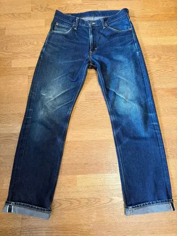 Lee 라이더스 스트레이트 데님 다크 블루