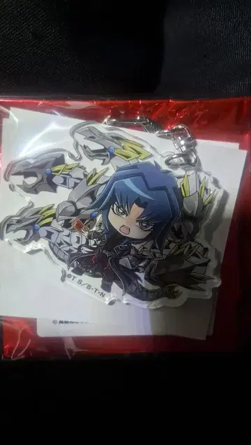 미사용 유희왕 GX 마루후지 료 헬 카이저 아크릴 키링