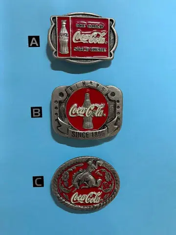 [ 기간 한정 가격 인하! ] 코카콜라 버클 3세트