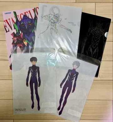에반게리온전 외 클리어 파일 플라이어 세트