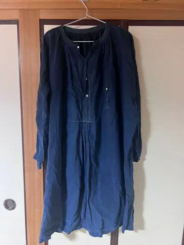 프렌치 빈티지 유로 워크 인디고 린넨 스모크