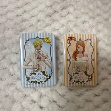 오다이바 바라티에 웨딩 나미 상디 캔뱃지