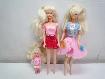 마텔사 바비 인형 3체 켈리