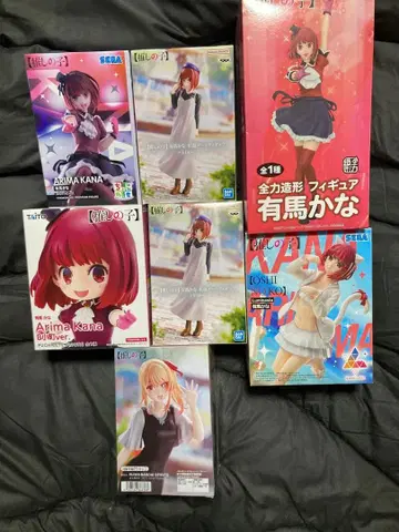 최애의 아이 아리마 카나 루비 피규어 7체 세트