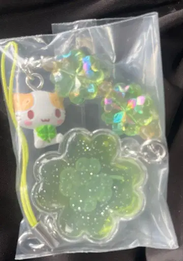 [ 마쉬멜로우처럼 폭신폭신한 냥코 ] 클로버 스트랩 심쿵 헤이세이 여아